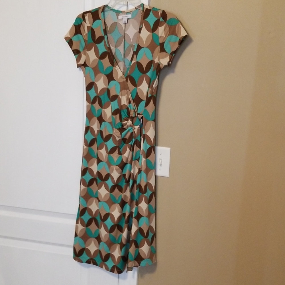 Faux wrap dress